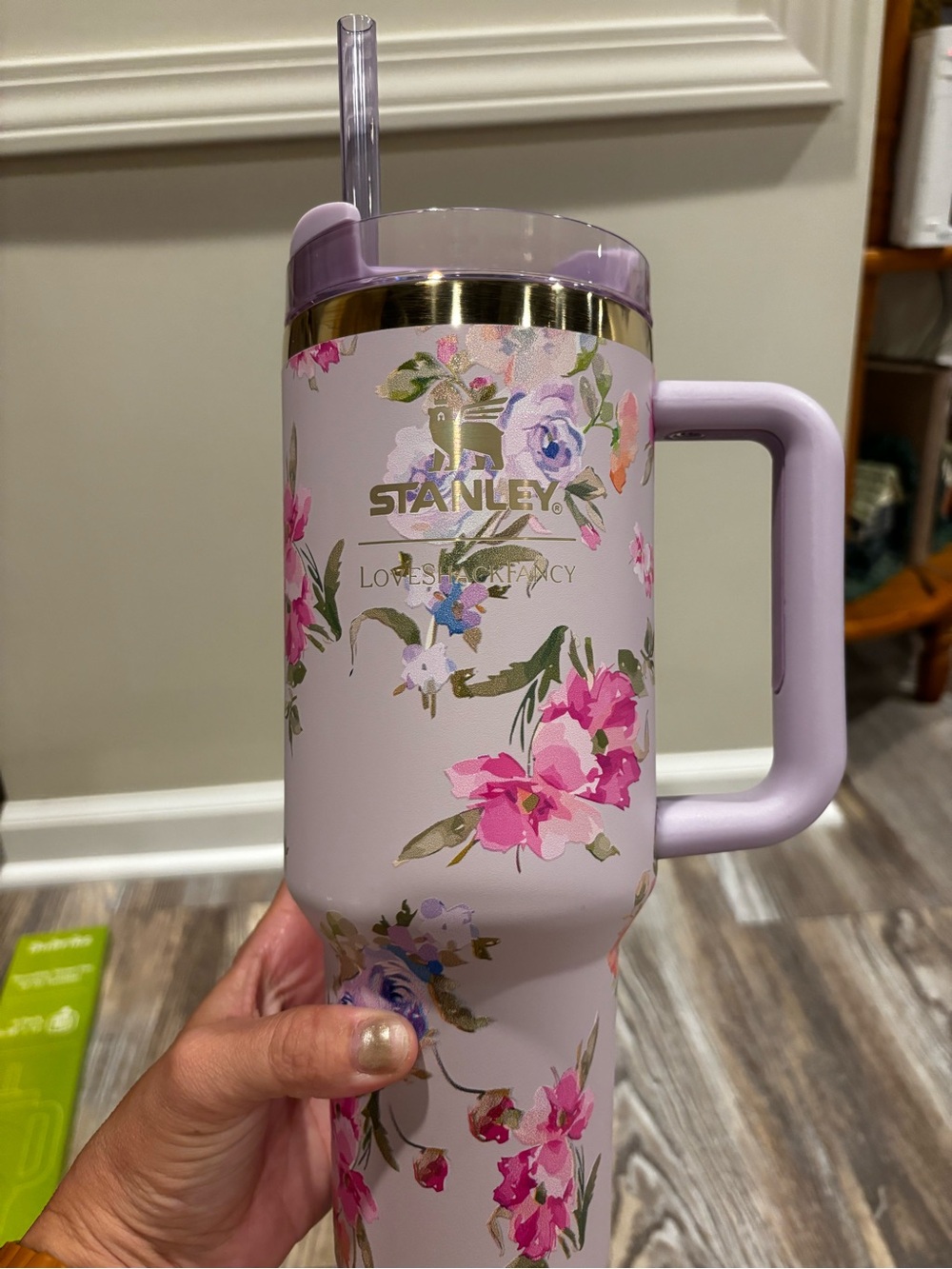 Like New Stanley Love Shack Fancy “Happy Thoughts” 40oz Tumbler